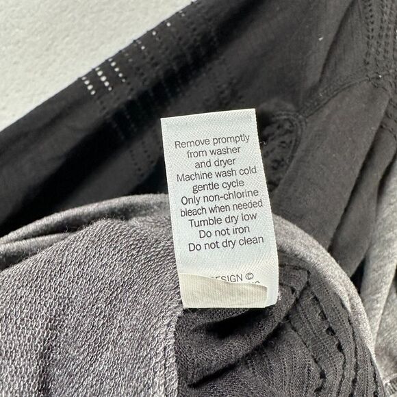 Athleta Limitless Grey Cowl Neck Hooded Mesh‎ Perforated Sweater Size Small - Picture 13 of 13